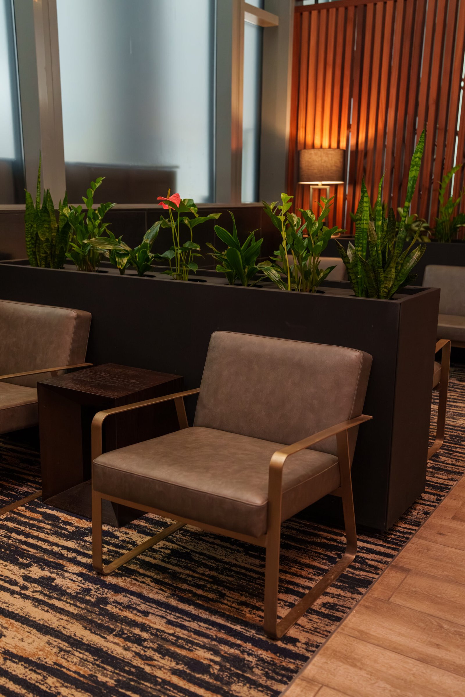 Embassy Suites by Hilton Lobby Grey Chairs